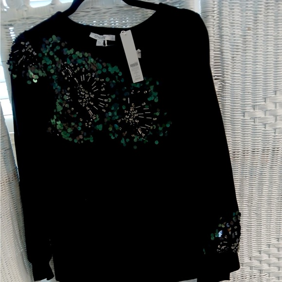Chico's Sweaters - BNT Chicos size 2 sweater pullover black ready for holidays